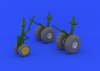 Eduard 648132 B-29 wheels 1/48 (REVELL)